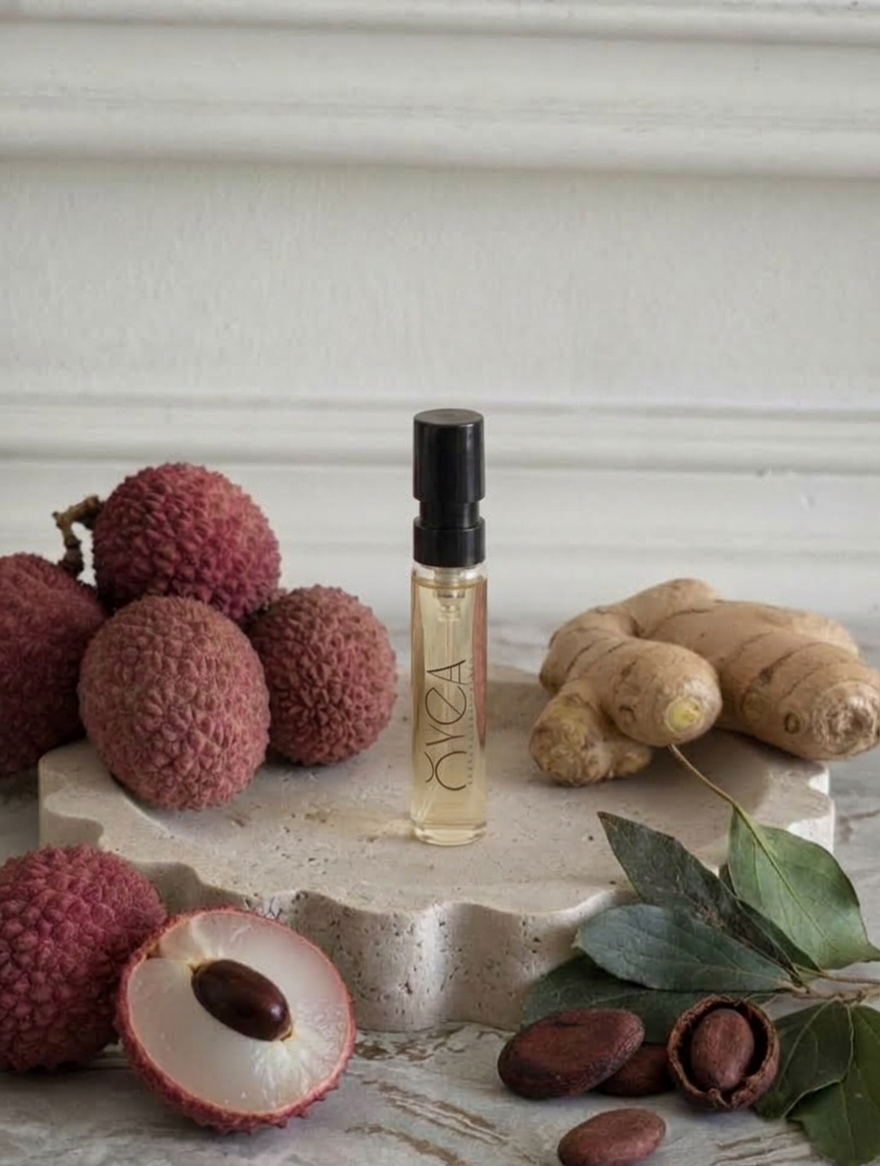 OYEA Essence 2ml luxury-inspired oil-based perfume sample vial.