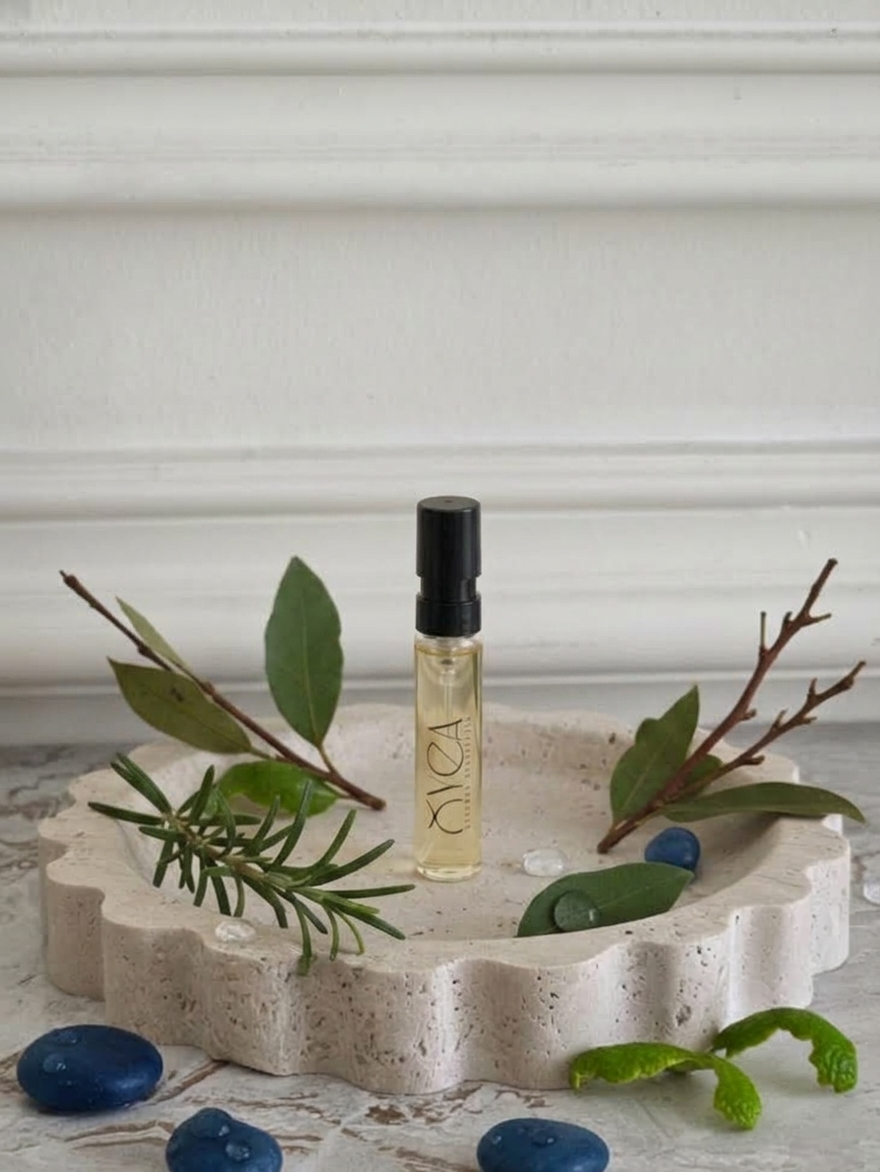OYEA Essence 2ml luxury-inspired oil-based perfume sample vial.