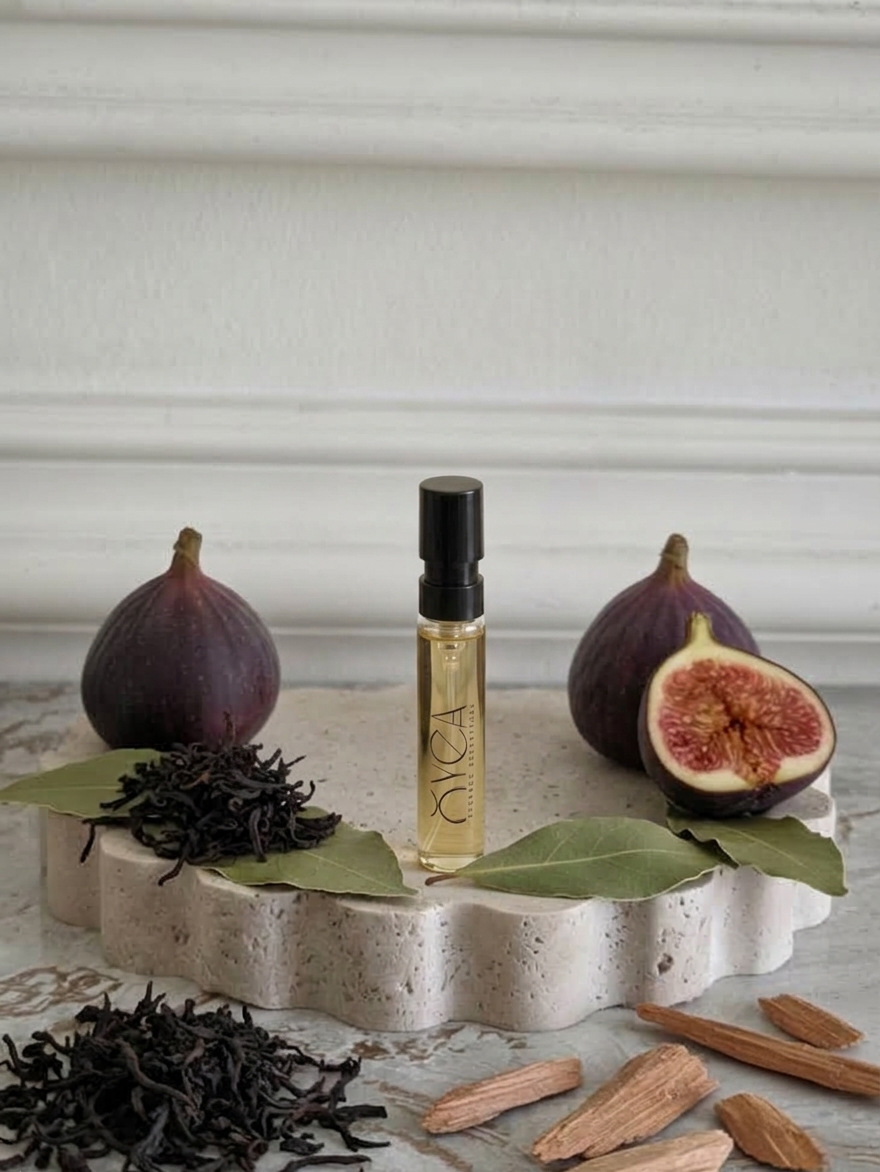 OYEA Essence 2ml luxury-inspired oil-based perfume sample vial.