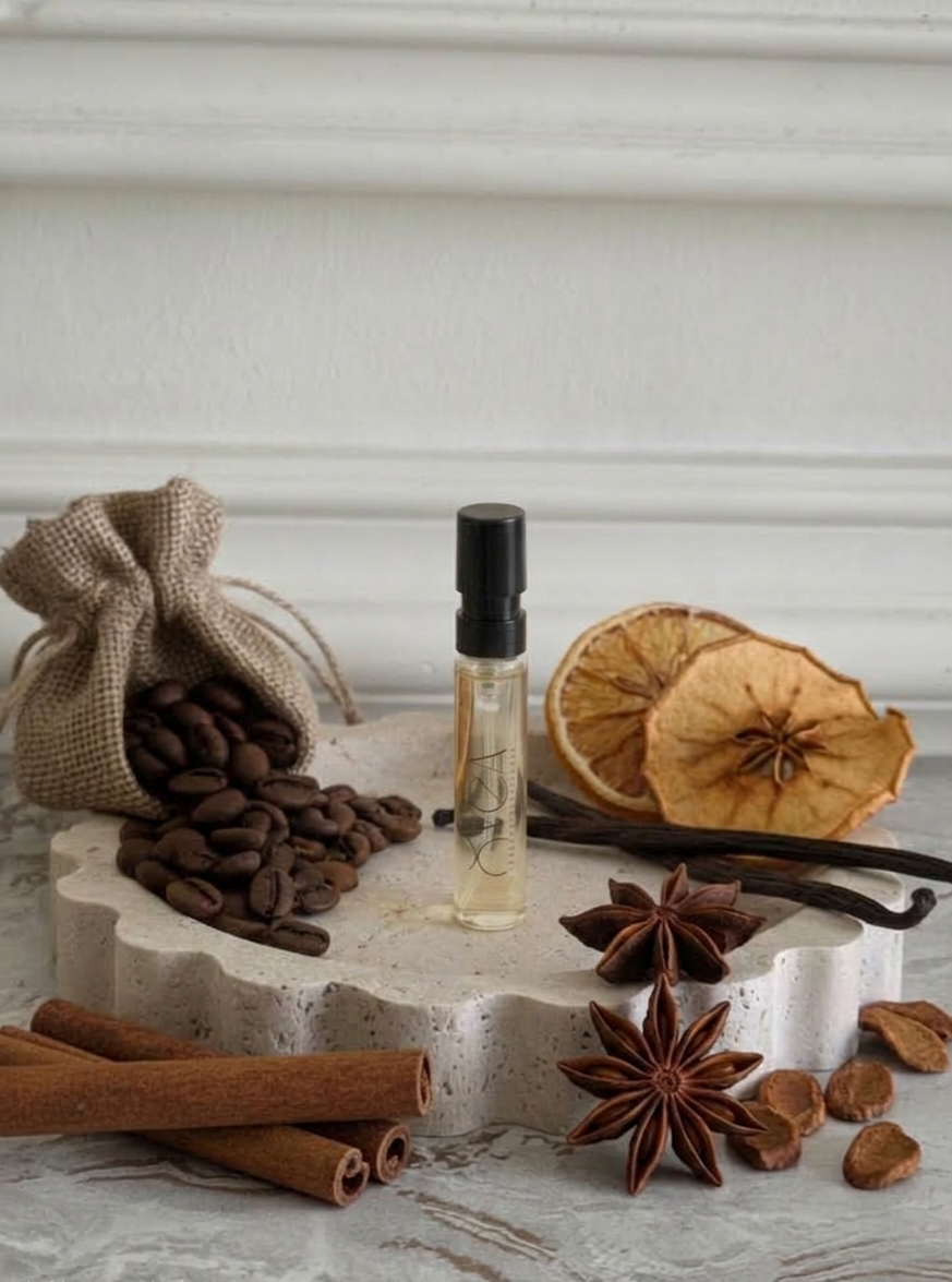 OYEA Essence 2ml luxury-inspired oil-based perfume sample vial.